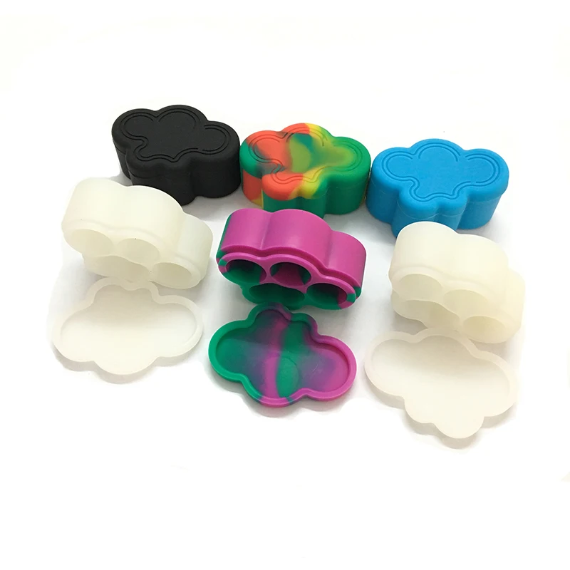 Фото Non-stick Silicone Container Wax Dab Oil Jar 22ml Cloud Shape Concentrate 10pcs/lot Дом и сад Non-stick Silicone Container Wax Dab Oil Jar 22ml Cloud Shape Concentrate 10pcs/lot Дом и сад