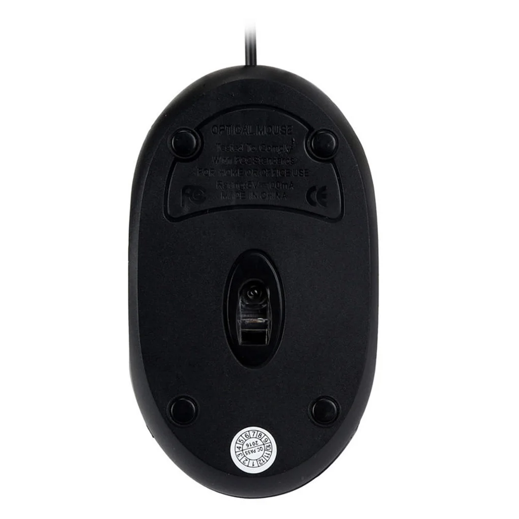 USB Проводная мини мышь 1000DPI ABS оптическая офисная настольная компьютерная для