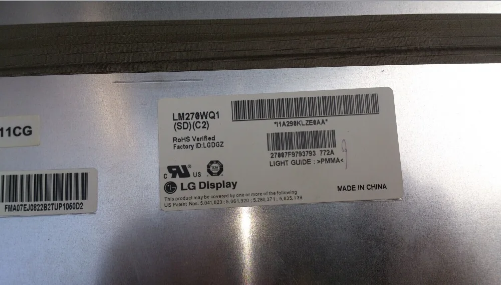 Lm270wq1 (SD) (C2) lm270wq1 sdc2 lm270wq1-sdc2 SD C2 27 дюймов 2560*1440 ЖК-дисплей Экран дисплея |