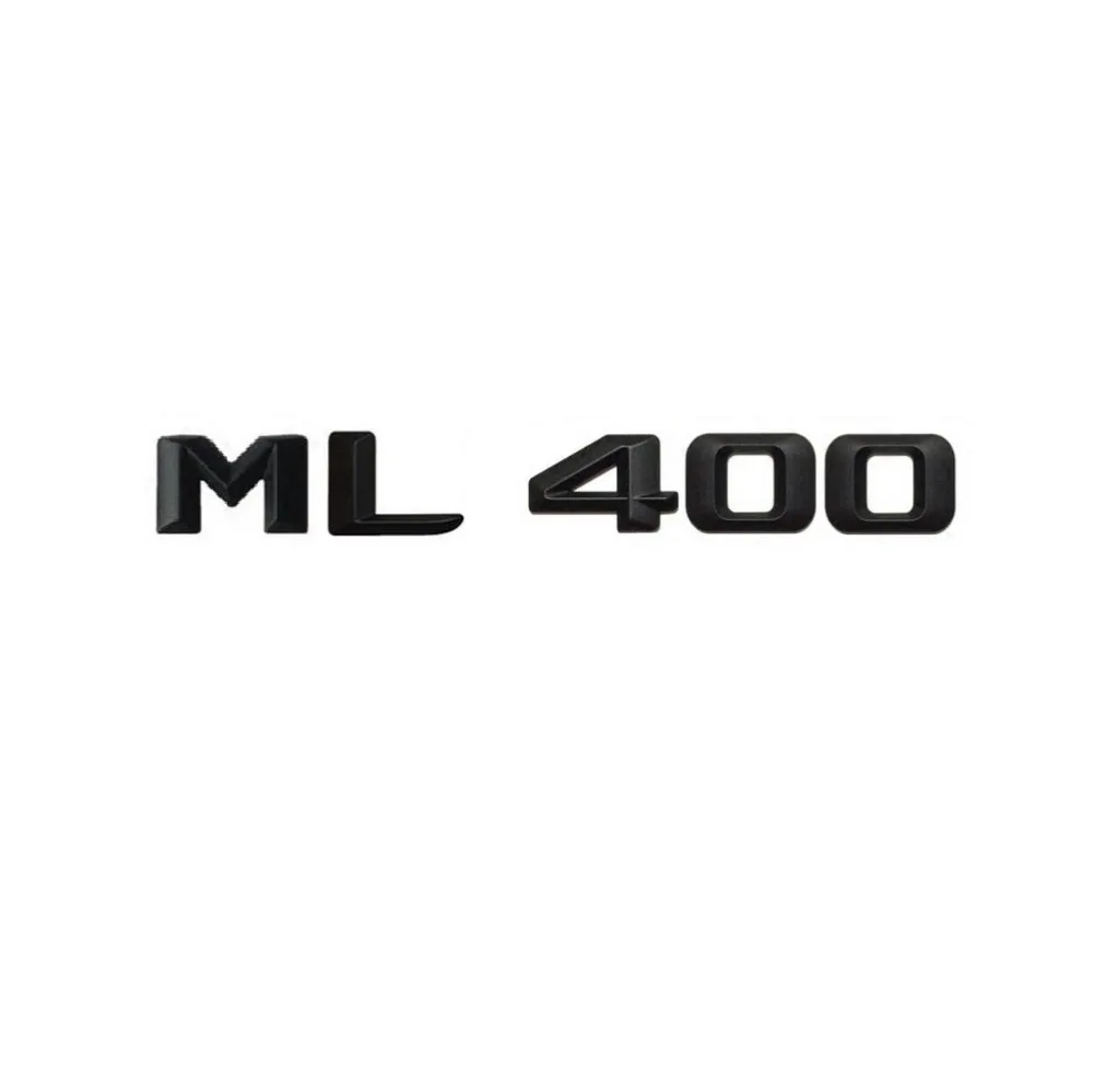 Матовый черный ABS &quotML 400&quot Автомобильный багажник задние буквы слова эмблема