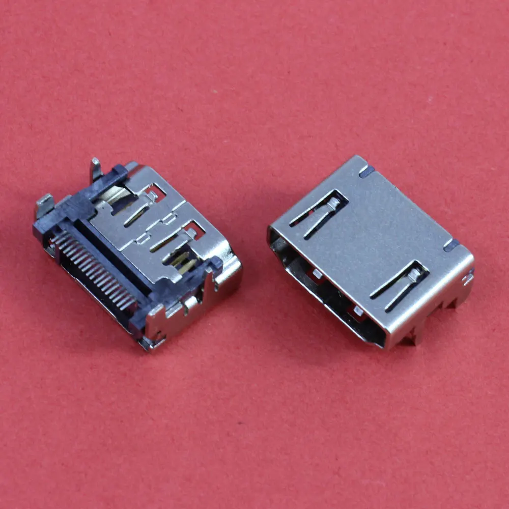

ChengHaoRan 1Piece HDMI SMD Female Jack connector 19PIN 180 Degrees 19P 4 fixed-foot