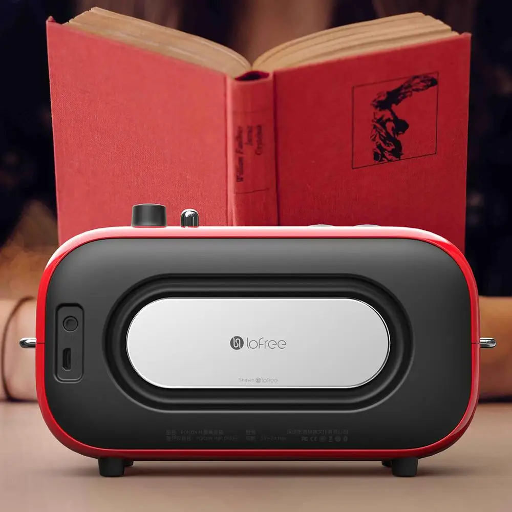 Xiaomi Mijia LOFREE яд Bluetooth динамик Мода ретро легкий Настольный портативный fm радио