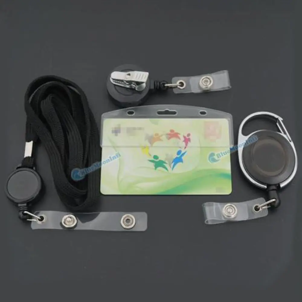 2 компл./лот пластиковый матовый жесткий держатель для значков Овальный зажим