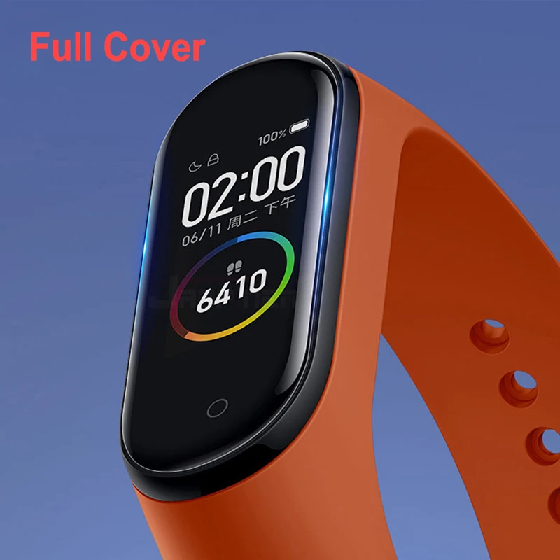 Защитная пленка на весь экран для Xiaomi Mi Band 3 2 4 не закаленное стекло 5 шт. |