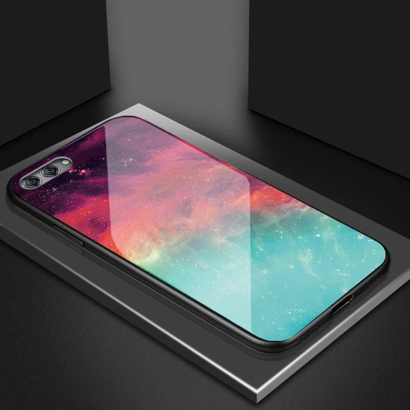 Чехол из закаленного стекла и звездного неба для huawei Nova 3 3i 4 Y9 P10 P30 P20 P9 Plus mate 20X9 10 20 Lite Pro P Smart чехол