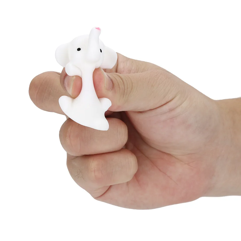 Игрушки для отдыха 4 см милый слон Mochi Сжимаемый лечебный веселый детский Kawaii