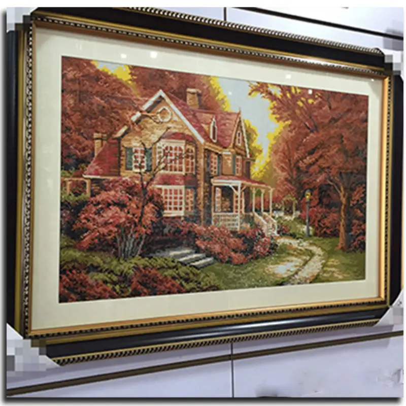 Дама с веером Алмазная вышивка Густав Климт DIY Мозаика Фотографии горный