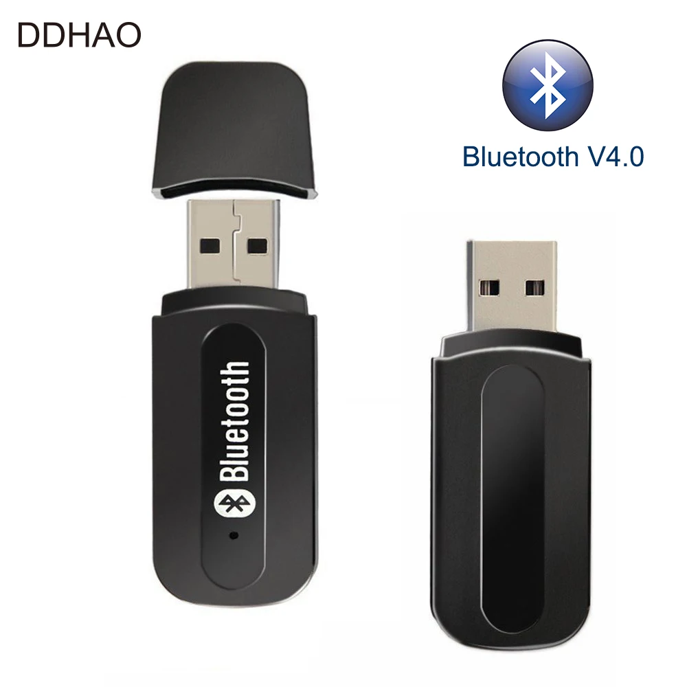 2 в 1 автомобиль USB Bluetooth V4.0 адаптер аудио Музыка приемник 3 5 мм порты и разъёмы авто