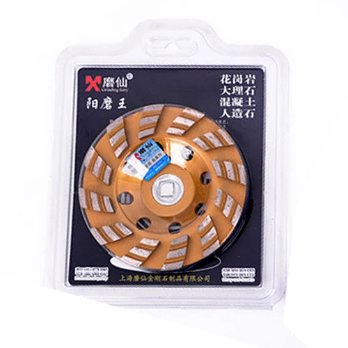 yang Grinding wheel 1 шт. диаметр 100 мм Алмазный шлифовальный круг шлифовка в форме чаши чашка бетон гранит камень керамика импортные шлифовальные круги - Цвет: yang Grinding wheel