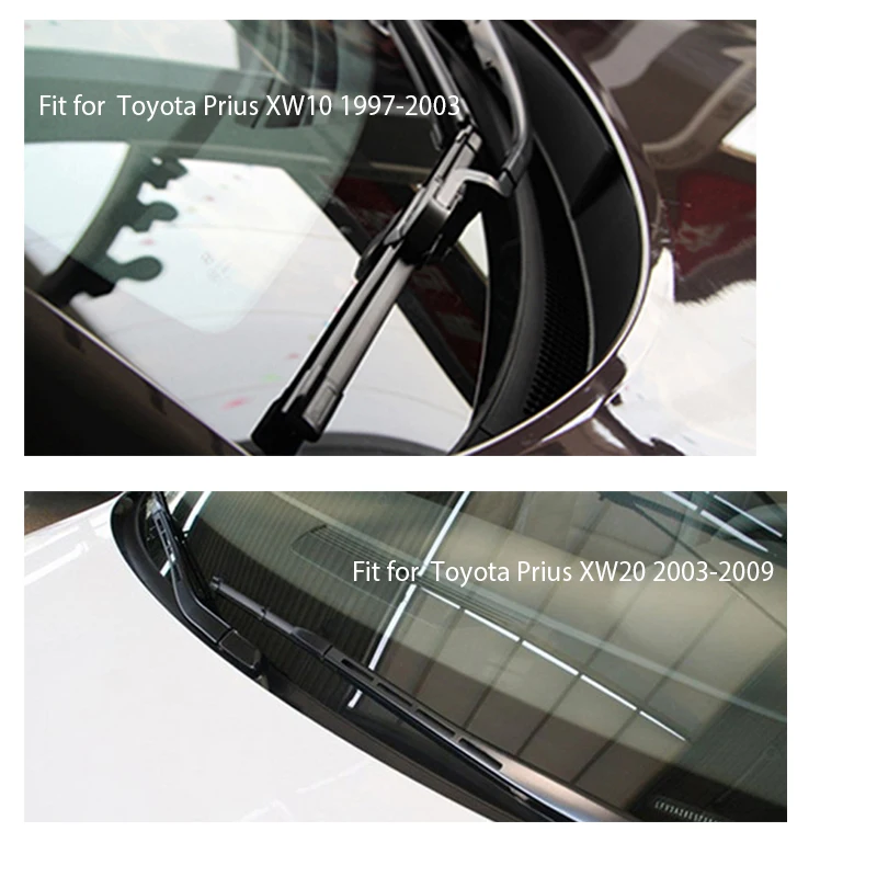 Резиновые передние щетки стеклоочистителя для Toyota Prius XW10 XW20 XW30 XW50 2018-1997