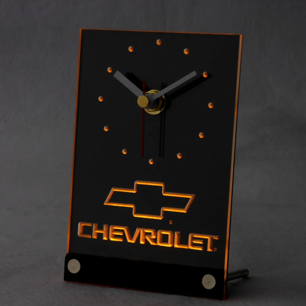 Tnc0817 Chevrolet 3D LED настольные часы|3d led clock|3d clockclock 3d |