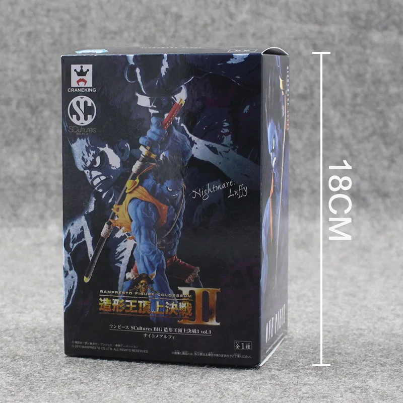 Style F in box 14-18 см одна деталь Banpresto фигурка Колизей переплетенный человек Обезьяна D Луффи кошмар Шестерня четвёртый Чемпион фигурка ПВХ модель игрушки - Цвет: Style F in box