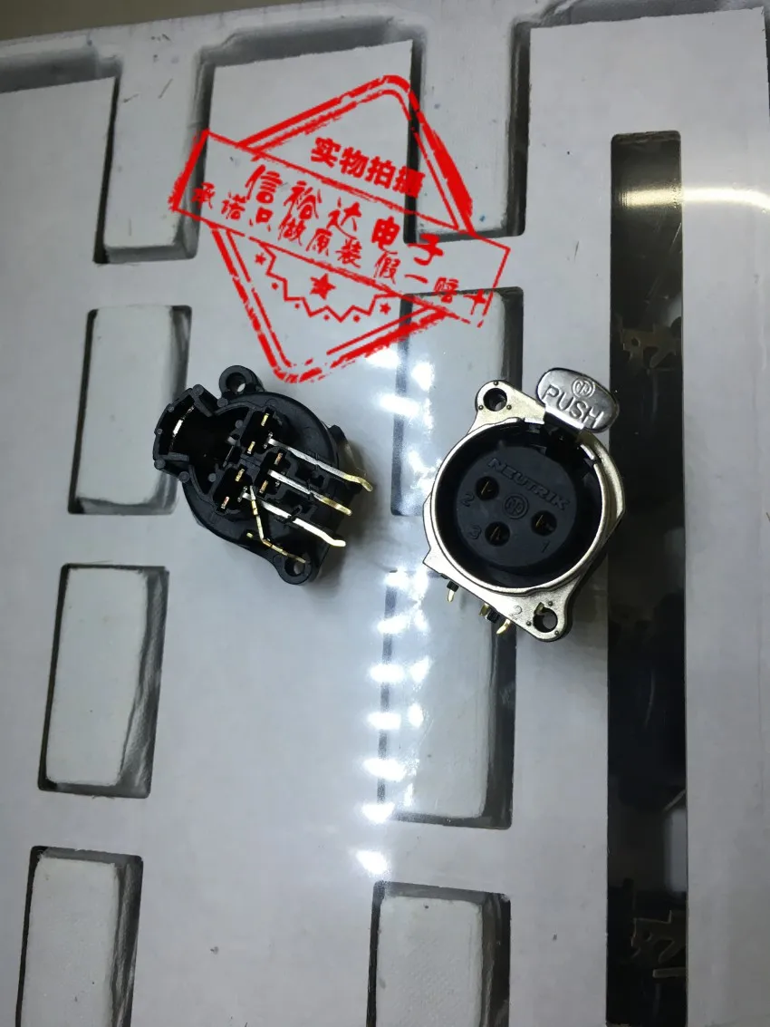

Оригинальный новый 100% 3 ядра NC3FBH1 пьедестал XLR famale seat коннектор