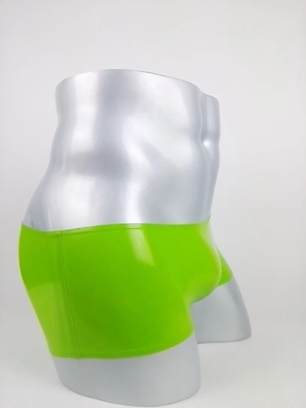 Новые модные сексуальные резиновые трусы-боксеры нежные зеленые латексные брифы