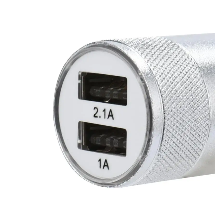 Адаптер для автомобильного зарядного устройства с двумя USB-портами 5 В/2 1 а А +
