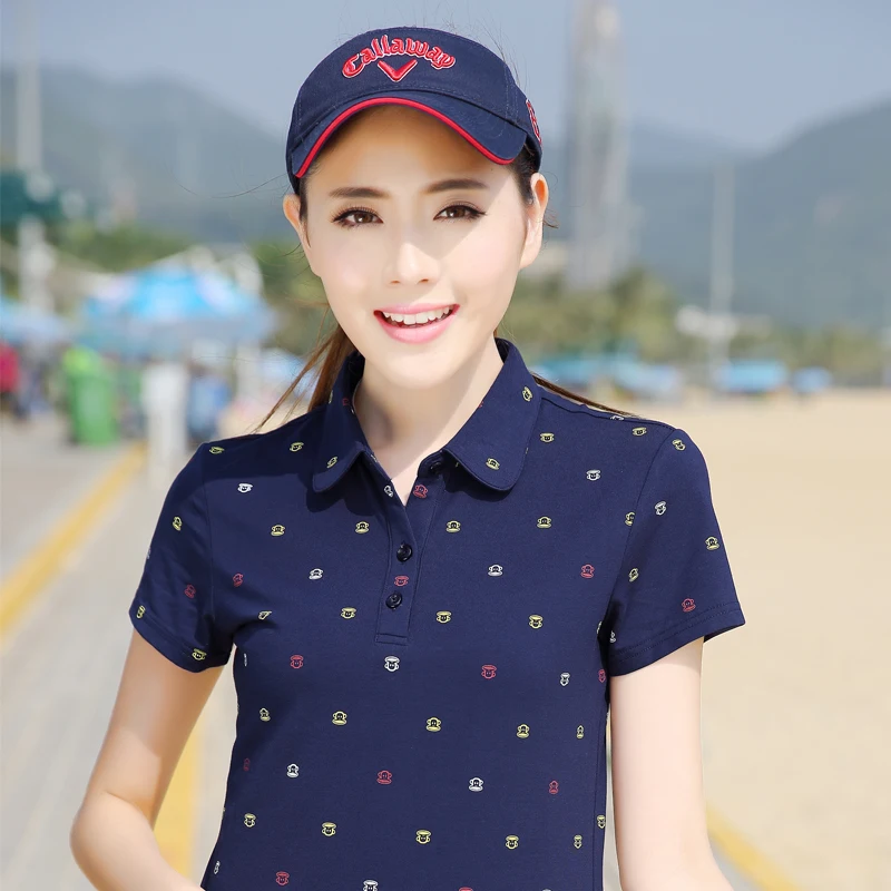 Лето 2016 Женская хлопковая рубашка поло damen hemd Футболка femme Раф camisa maglia Поло