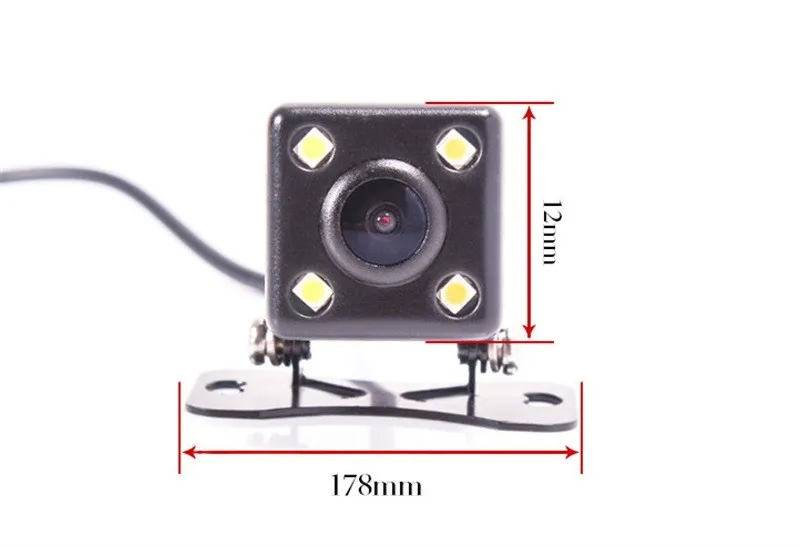 4 светодио дный задние фонари Камера Ночное видение HD НПК заднего вида Камара