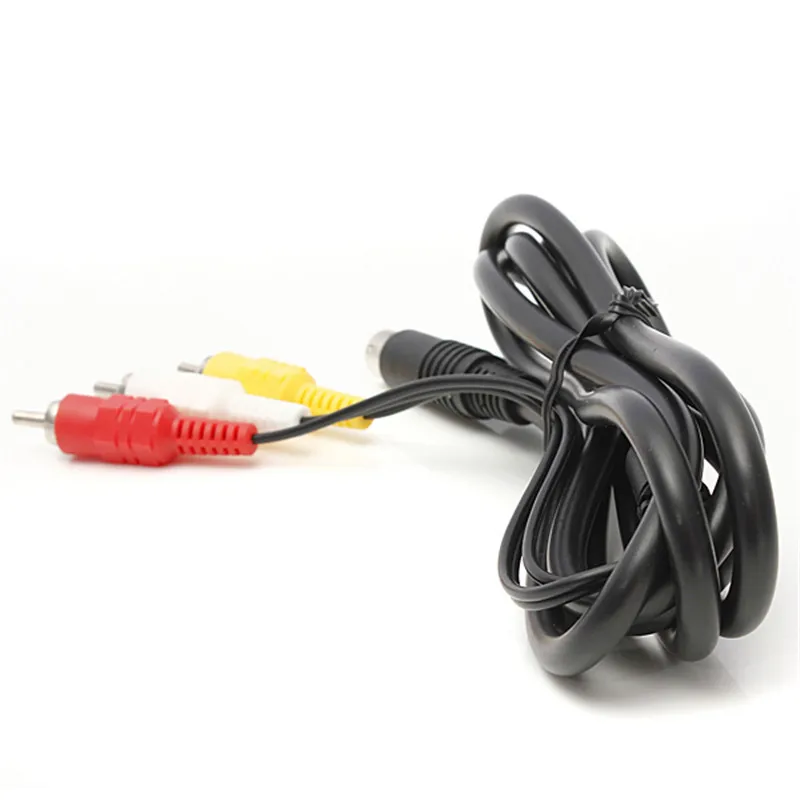 

Fast shipping 6ft Audio Video AV Cable A/V 6ft Feet RCA Connection Cord for Sega Genesis 2 3