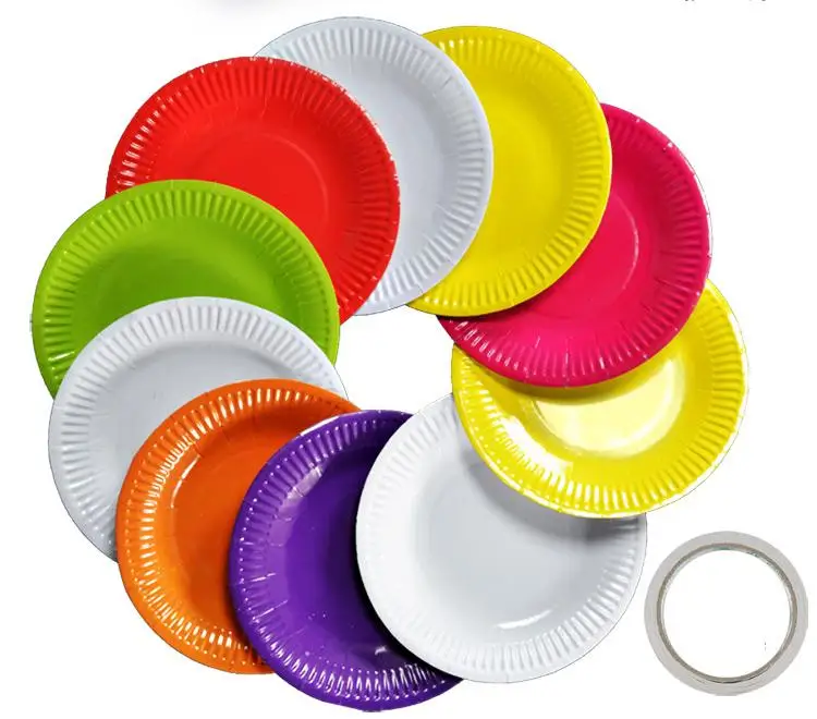 10 шт. Детские Мультяшные бумажные тарелки для творчества|toy teaser|toy microscopegift shop toys |