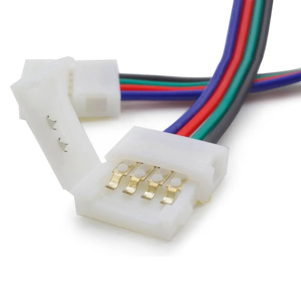 10 шт. пакет полосы раздеться с Провода Solderless кнопки Подпушка 4 проводника