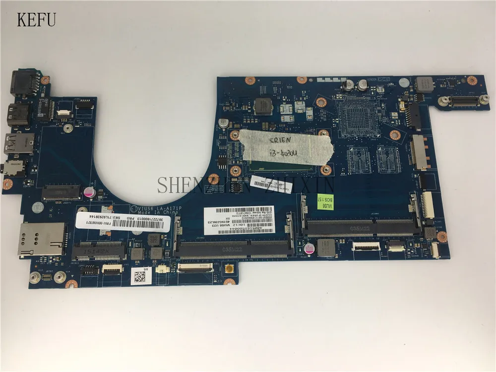 For Lenovo S5-540 S540 Laptop motherboard I3-4030U CPU VIUS6 LA-A171P 00HW321 Mainboard test good | Компьютеры и офис