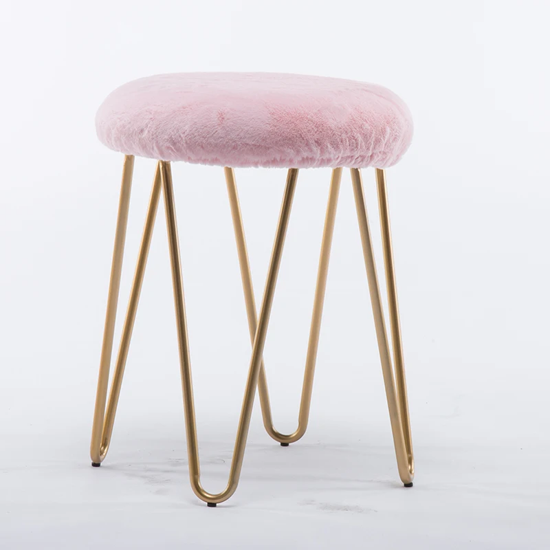 Muebles De Madera металлический Железный художественный стул для макияжа ягненка Чистка