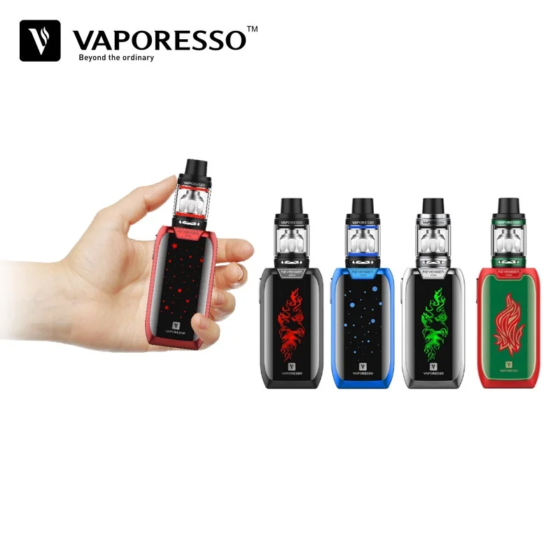 Оригинальный Vaporesso Мститель Mini Kit 2500 мАч 85 Вт поле Mod с 3 5 мл Vape Танк GT сотовый