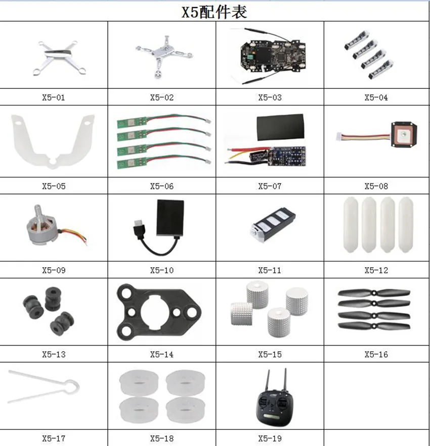 JJRC JJPRO X5 MJX B5W RC Квадрокоптер Дрон запасные части Мотор Пропеллер лопасть корпус