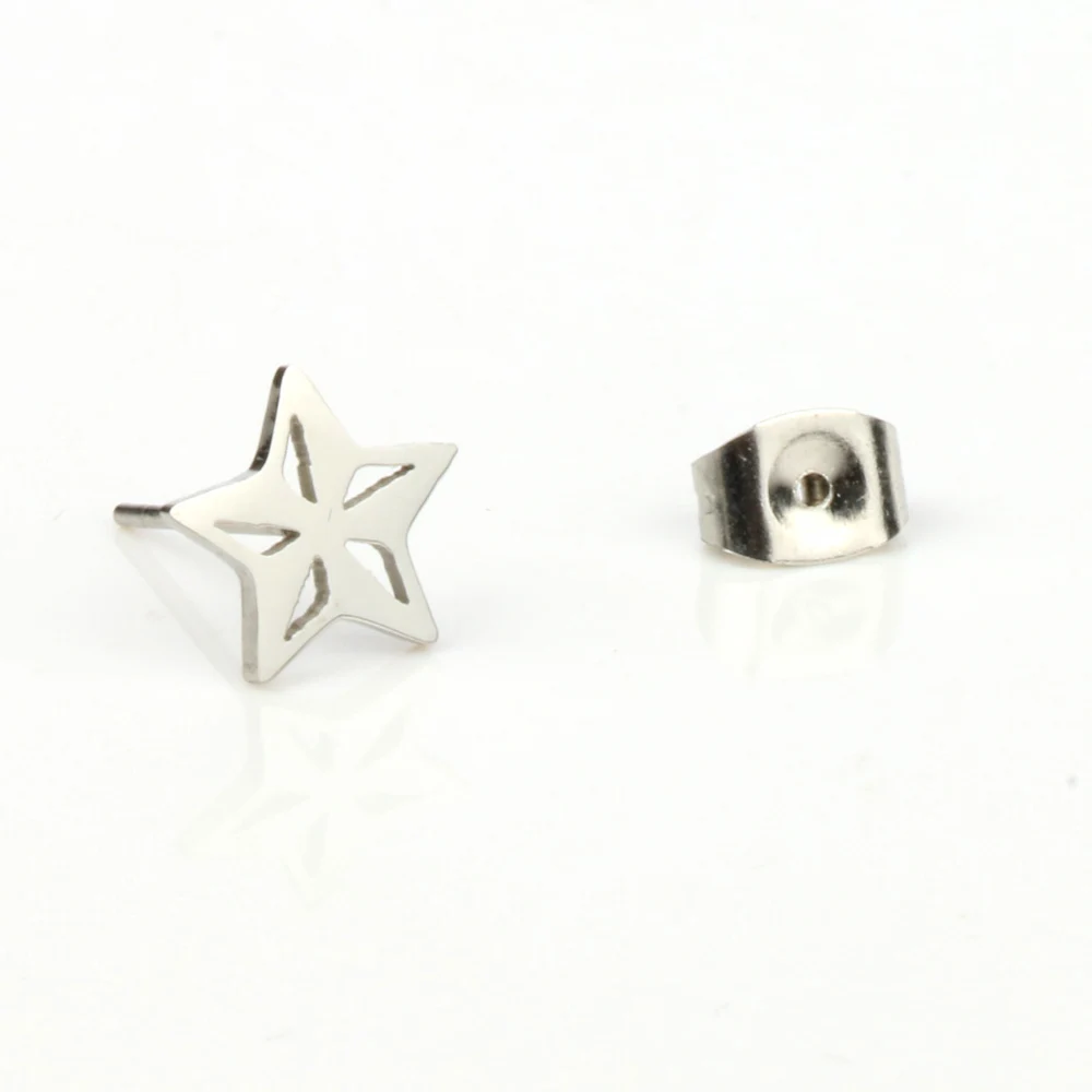 Серьги-гвоздики женские из нержавеющей стали минималистичные 2019 | Украшения и