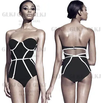 Купальный костюм размера плюс Цельный купальник Женский Летний Пляжный