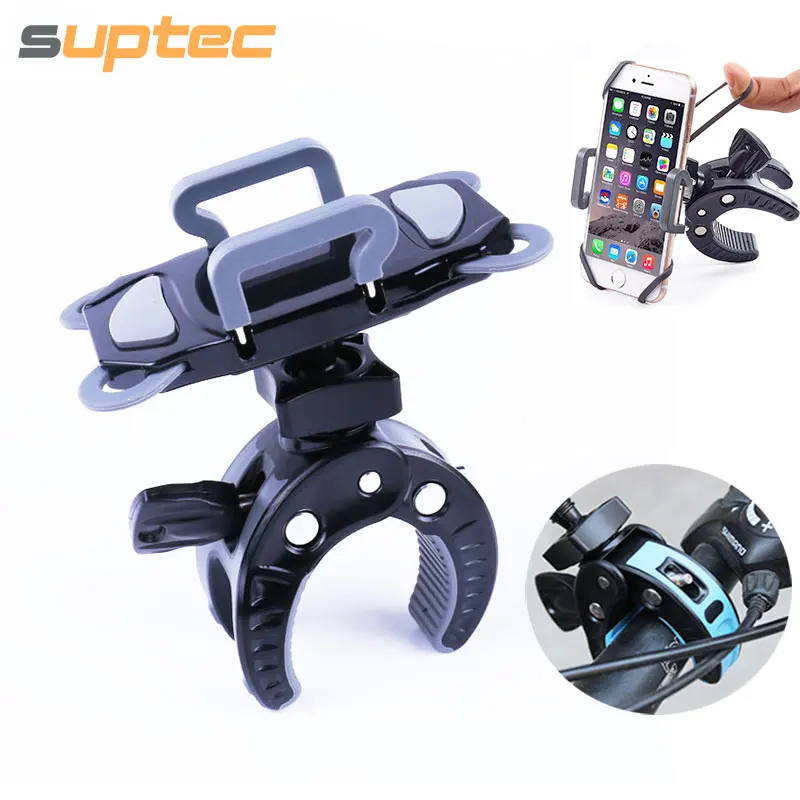 Suptec Велосипедный Спорт держатель телефона Универсальный 360 вращающийся