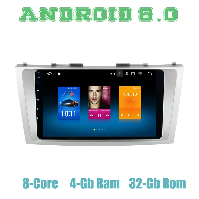 9 &quotВосьмиядерный px5 Android 0 Автомобильный GPS радио плеер для Toyota camry 2006 2011 с 4G RAM wifi 4g