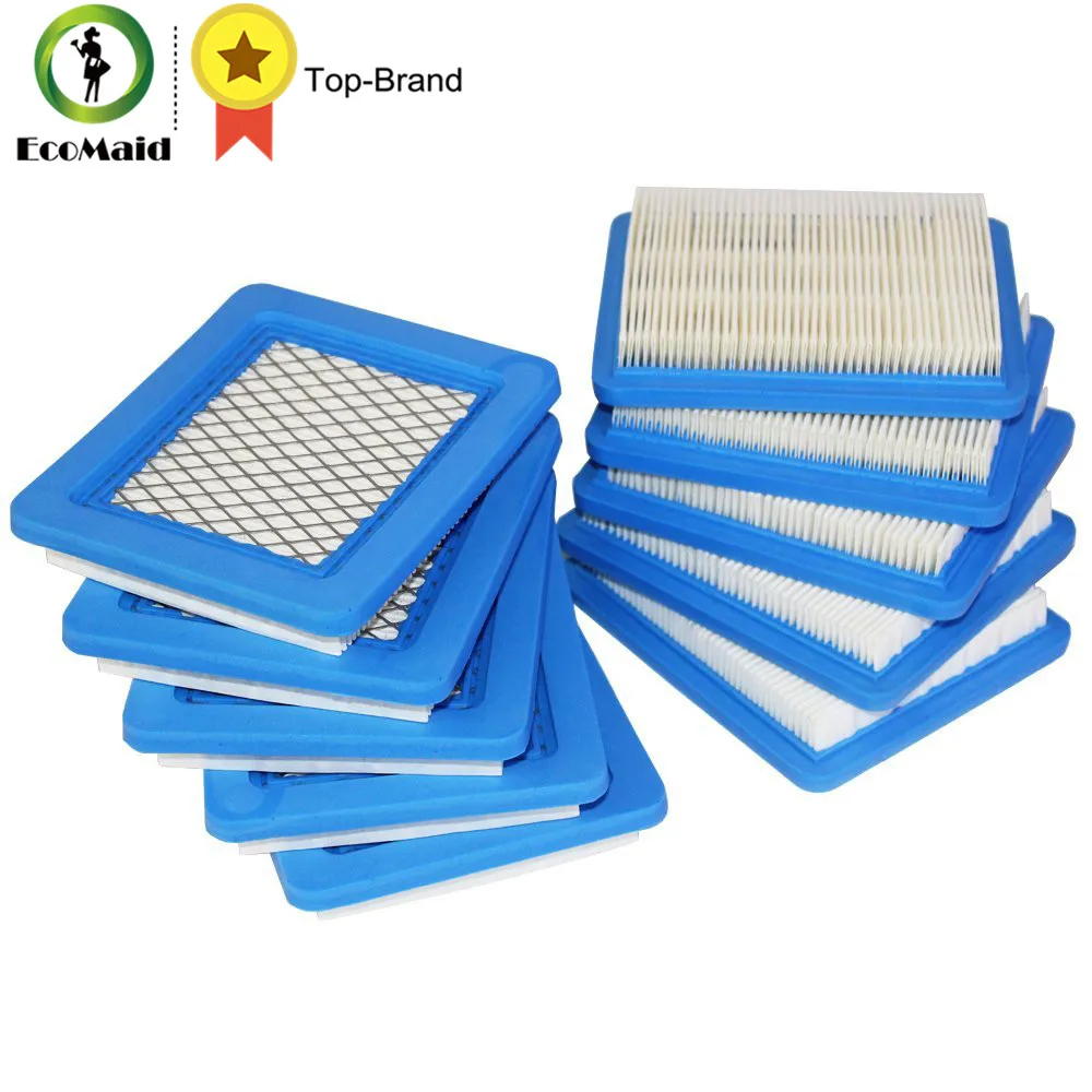 

10pcs Air Filter Replacement for Briggs & Stratton 491588 491588S 4915885 399959 Filter Lawn Mower Accessory