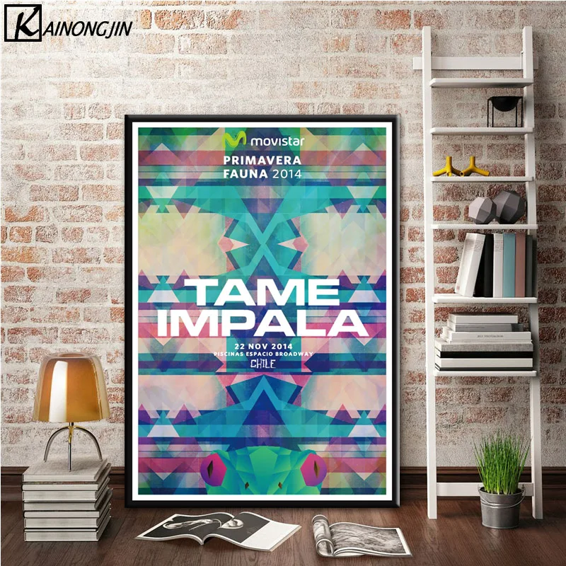 006 Art Poster Tame Impala Psychedelic Rock Band Posters and Prints Wall Picture Canvas Painting Room Home Decoration - Цвет: 006