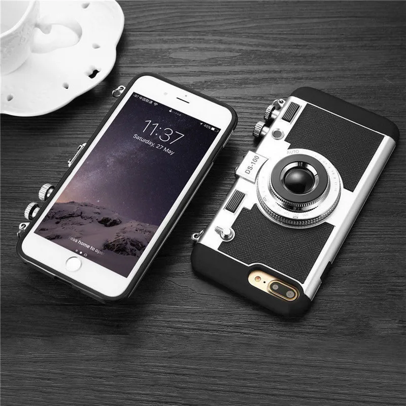 NOWAL Cool 3D чехол для камеры iPhone X 10 8 Plus 5 5S SE 7Plus Жесткий ПК Пластиковый Чехол 6 6S 7