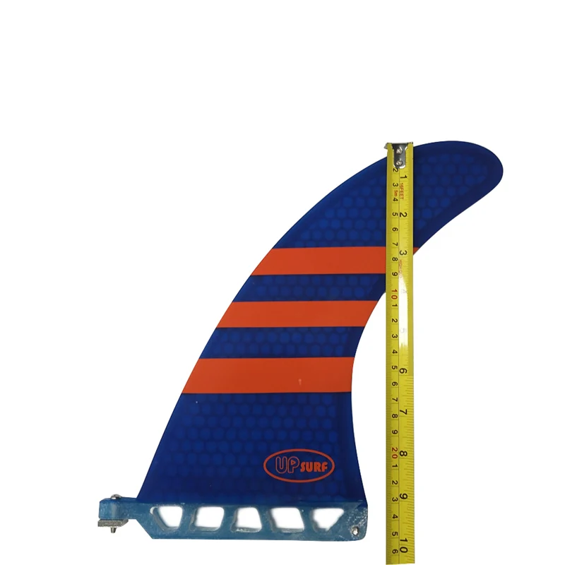 Длинный плавник для серфинга 9 дюймов Barbatana Surf из стекловолокна в серфинге один