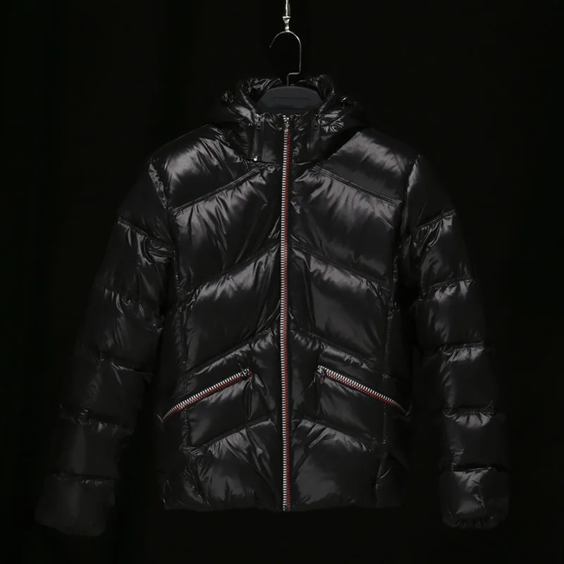 MALIDINU 2022 Men Down Jacket Winter Down Coat 70%White Duck Down Shiny Down Jacket Mens Casual Thick Winter Jackets Russian