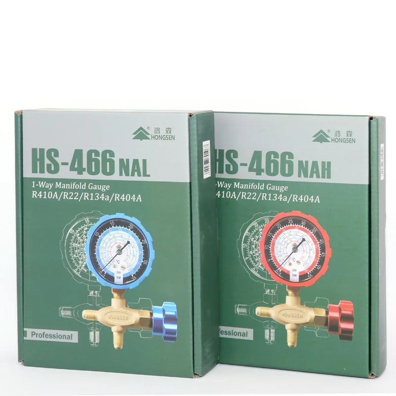 Манометр для хладагента из чистой меди R134a/R410/R32/R22/R407C стол кондиционирования
