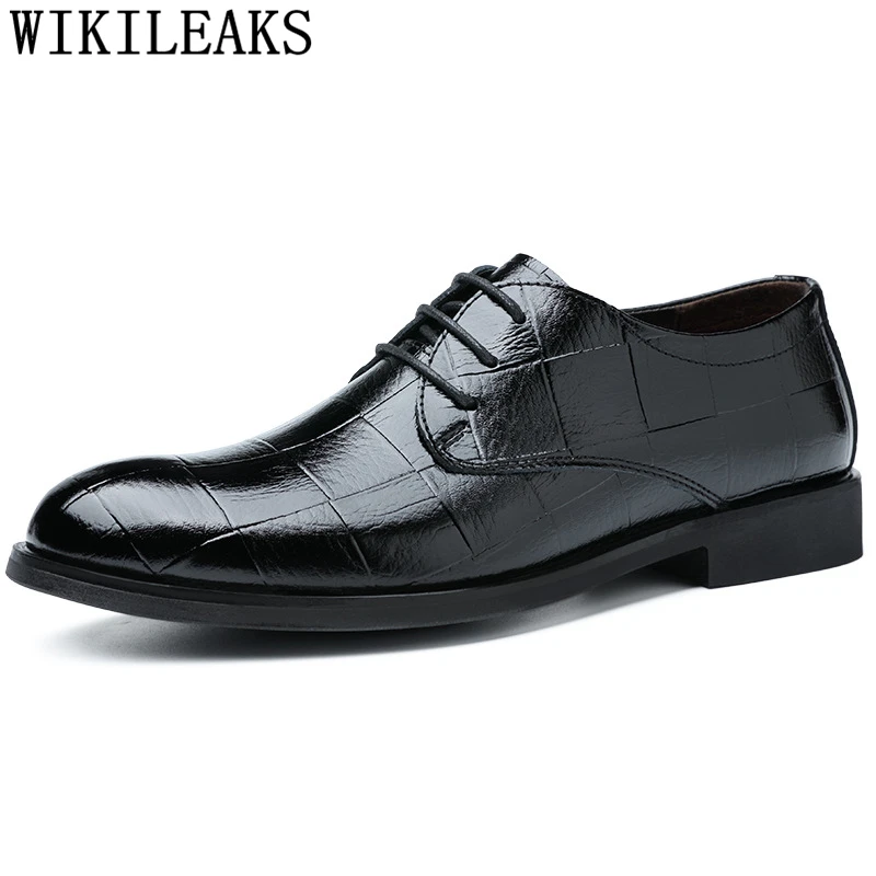 

Wikileaks Shoes Men Elegant Oxford Shoes Men Classic Coiffeur Formal Shoes Men Genuine Leather Zapatos Boda Hombre Herrenschuhe