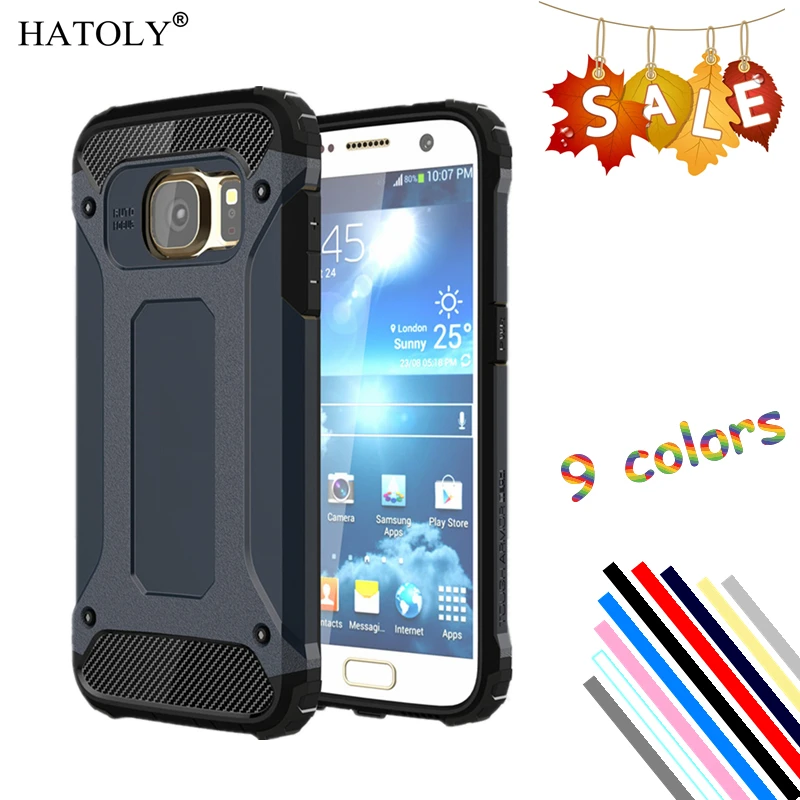 Чехол HATOLY для Samsung Galaxy S7 силиконовый резиновый армированный жесткий чехол