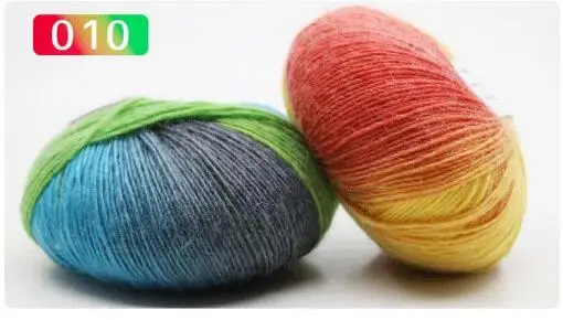 TPRPYN 1 шт. = 50 г 1 шт. кашемировая пряжа вязаная крупная ручная вязка шерстяная Радужная цветная вязка счеты шерсть спицы для пряжи Croche