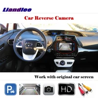 liandlee for toyota prius 2016 2018 auto rear view camera back parking cam work with car factory screen