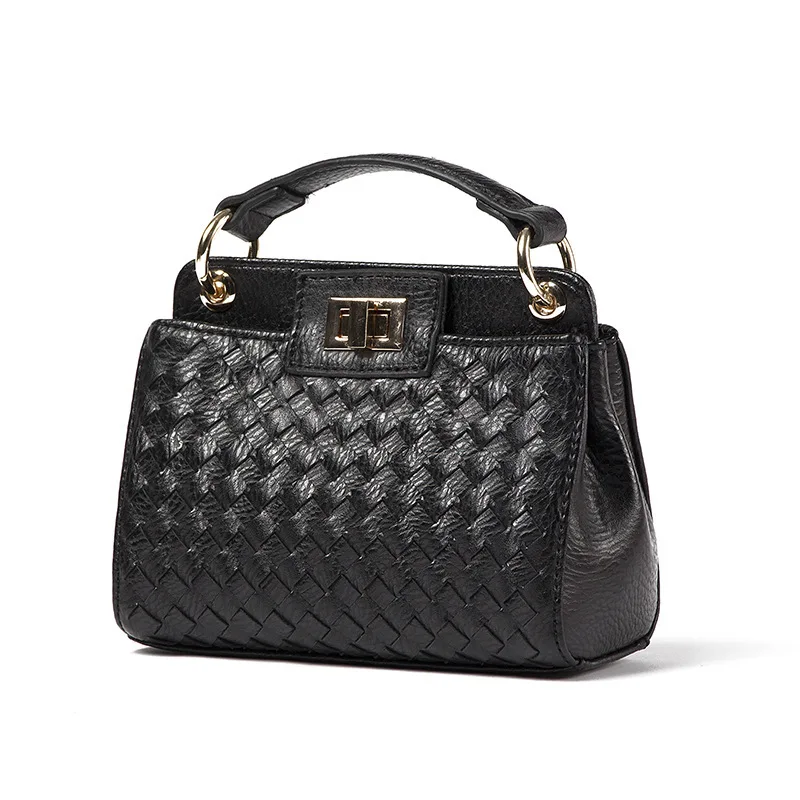 SUNMEJOY Переплетение Моды peekaboo мини tote сумки высокого качества искусственная кожа
