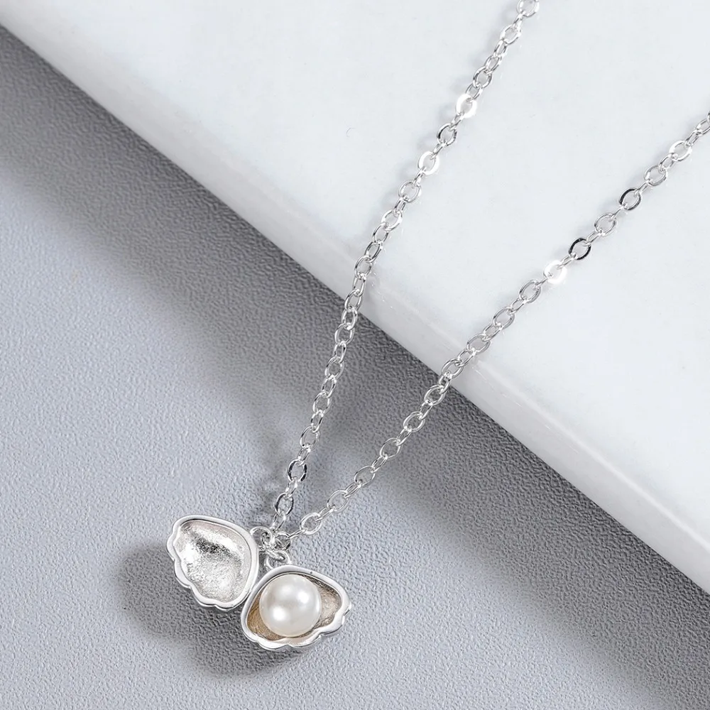 Ожерелье и подвеска Chereda маленькая жемчужная в форме раковины для женщин