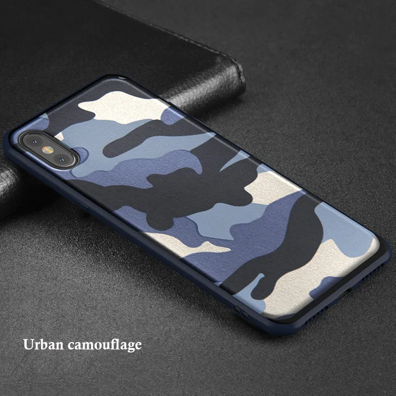 Showkoo ТПУ Мягкий камуфляжная Защитная крышка Desert camouflage Телефон чехол для iPhone 6 6s 7 8 X