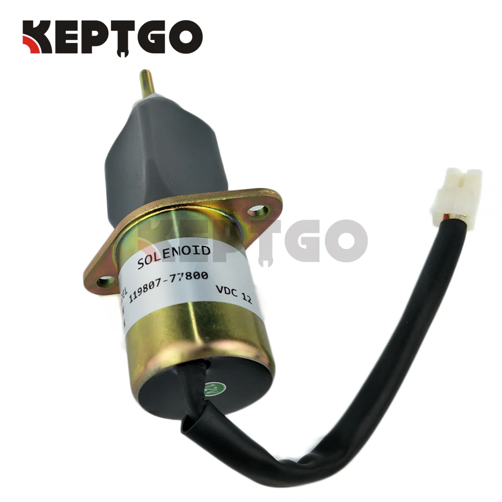 Новый соленоид отключения топлива 119807-77800 SA3840T 12 В для Yanmar 4TNE98 4TNE94 1753ES-12A3UC5B1S1 (art.: 3920cf2ca5e02) - 3920cf2ca5e02
