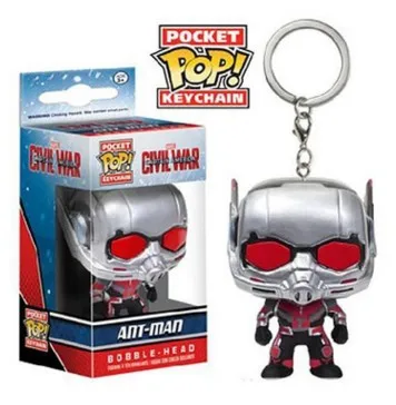 BOX Funko POP Мстители: Endgame Халк Железный человек танос видение капитан Марвел Тор Локи рифленые фигурки брелок игрушки для детей - Цвет: BOX