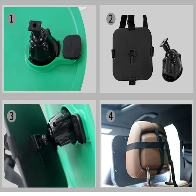 Детское автомобильное зеркало с широким обзором регулируемое заднее сиденье