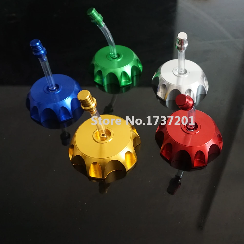 Billet Aluminum Gas Fuel Tank Cap Cover Golden Vent Valve For H onda XR50 CRF50 Dirt Pit Bike Racing | Автомобили и мотоциклы