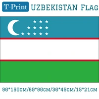 90150cm6090cm1521cm uzbekistan national flag 3x5ft hanging flag